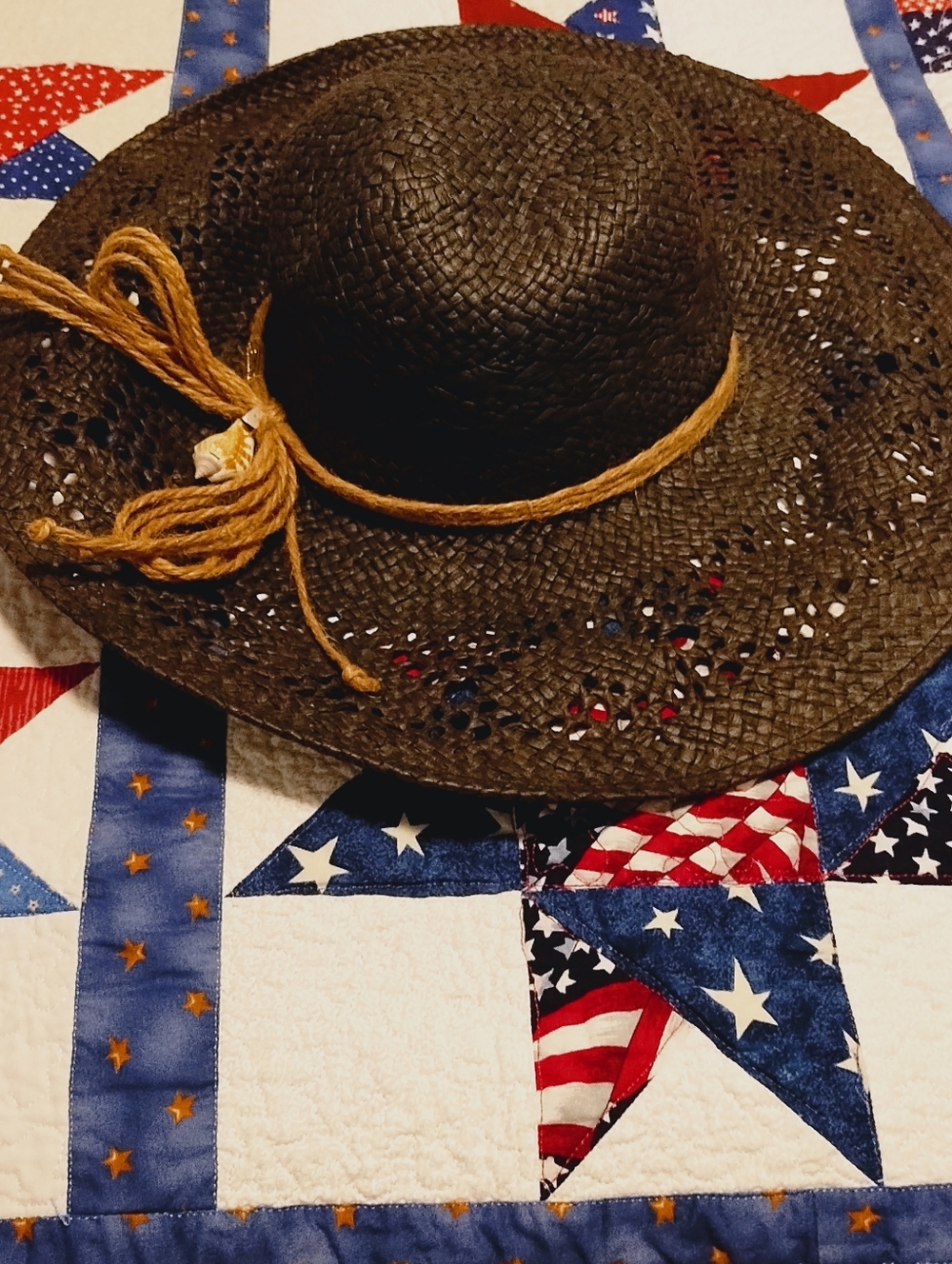 Billabong Summer  Sun Hat with Rope Accent And Shell